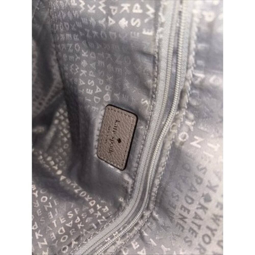 kate spade women's bags handbag Between Grey And Light Purple Large - Picture 4 of 13
